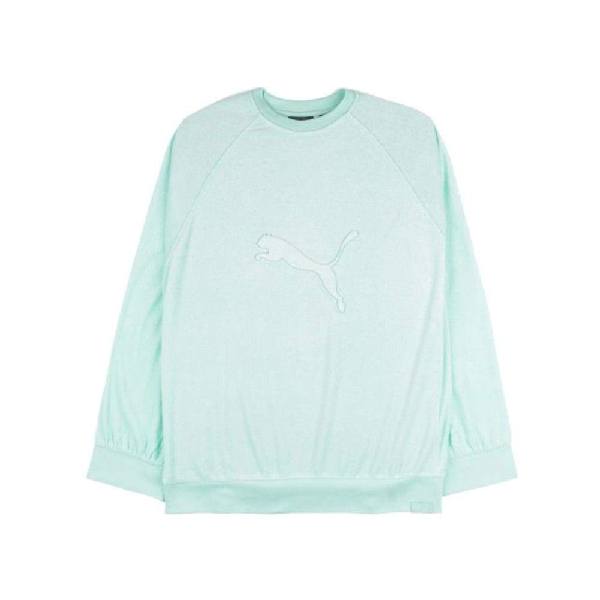 light blue puma sweatshirt