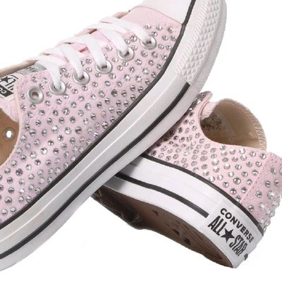 Shop Converse Women's Pink Canvas Sneakers