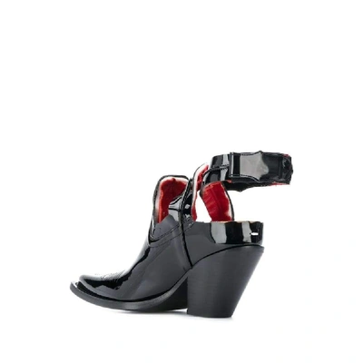 Shop Maison Margiela Women's Black Leather Heels