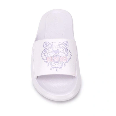 Shop Kenzo White Sandals