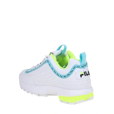 Shop Fila Women's White Leather Sneakers