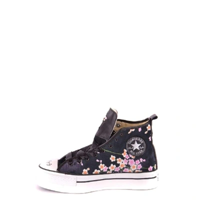 Shop Converse Black Leather Hi Top Sneakers