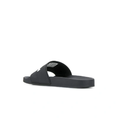 Shop Balenciaga Black Pvc Sandals
