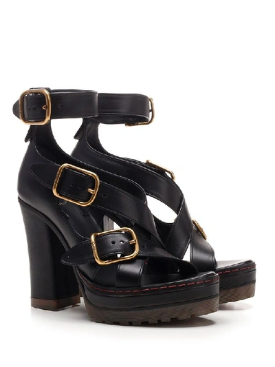 Shop Chloé Black Sandals