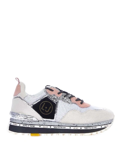 Shop Liu •jo Liu Jo Women's White Leather Sneakers