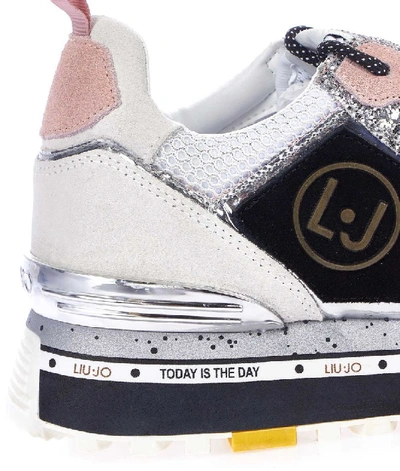Shop Liu •jo Liu Jo Women's White Leather Sneakers