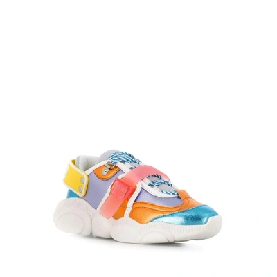 Shop Moschino Multicolor Sneakers