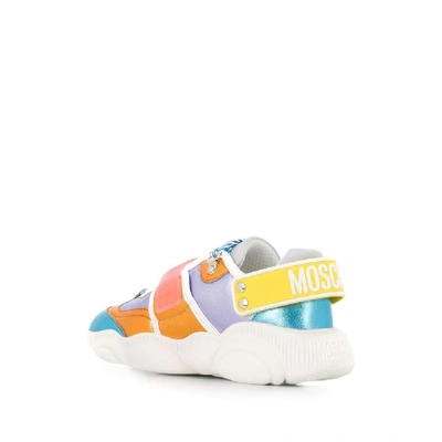 Shop Moschino Multicolor Sneakers