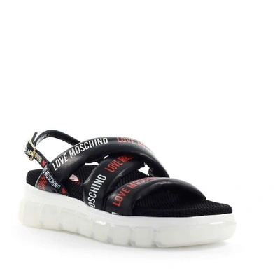 Shop Love Moschino Black Sandals