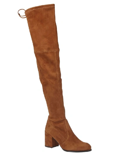 Shop Stuart Weitzman Women's Brown Suede Boots