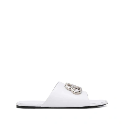 Shop Balenciaga White Sandals