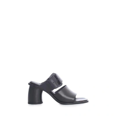 Shop Ann Demeulemeester Women's Black Leather Sandals