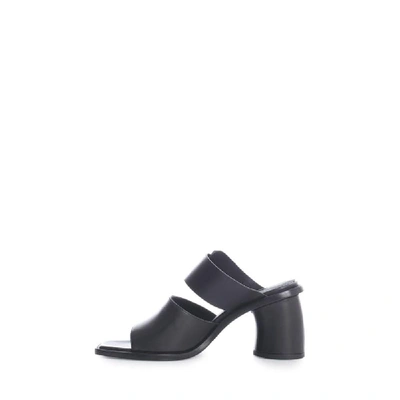 Shop Ann Demeulemeester Women's Black Leather Sandals