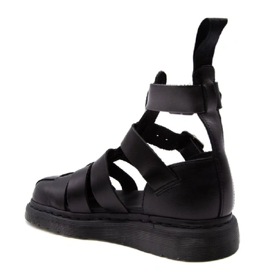 Shop Dr. Martens' Dr. Martens Men's Black Leather Sandals