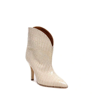 Shop Paris Texas White Leather Ankle Boots