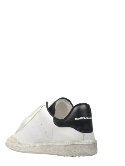 Shop Isabel Marant Women's White Leather Sneakers