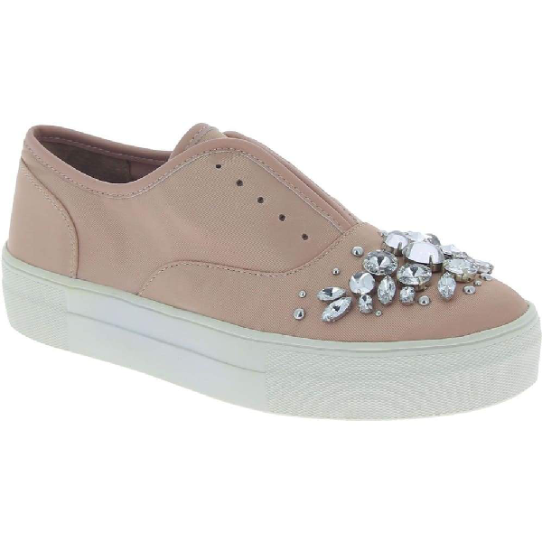steve madden pink slip on sneakers