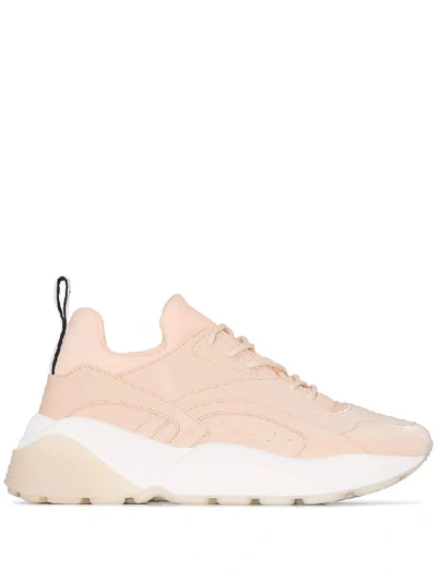 Shop Stella Mccartney Women's Pink Polyurethane Sneakers