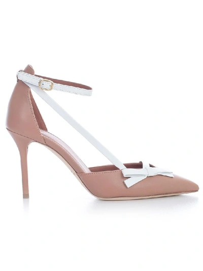 Shop Malone Souliers Pink Leather Pumps