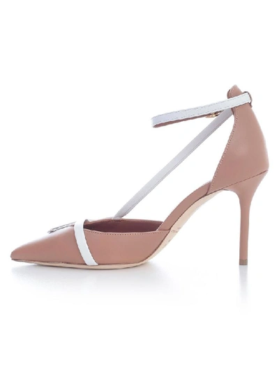 Shop Malone Souliers Pink Leather Pumps