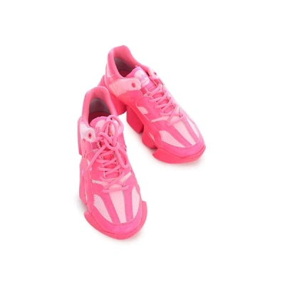 Shop Junya Watanabe Pink Polyurethane Sneakers