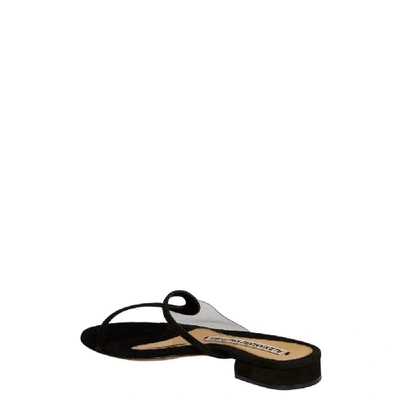 Shop Alexandre Vauthier Women's Black Suede Sandals