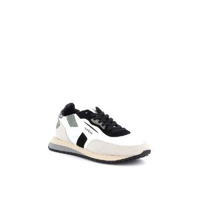 Shop Ghoud White Fabric Sneakers