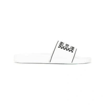 Shop Versace White Sandals