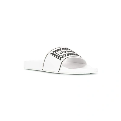 Shop Versace White Sandals