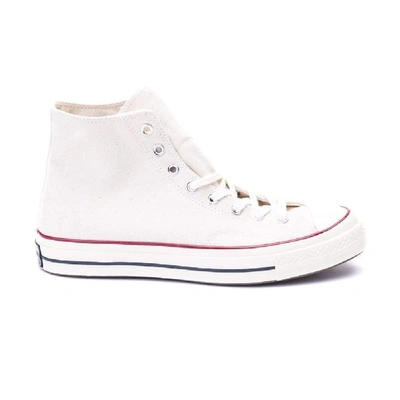 Shop Converse Men's White Fabric Hi Top Sneakers