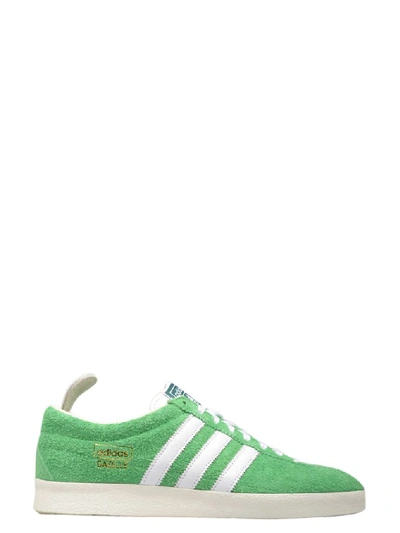 Shop Adidas Originals Adidas Men's Green Suede Sneakers