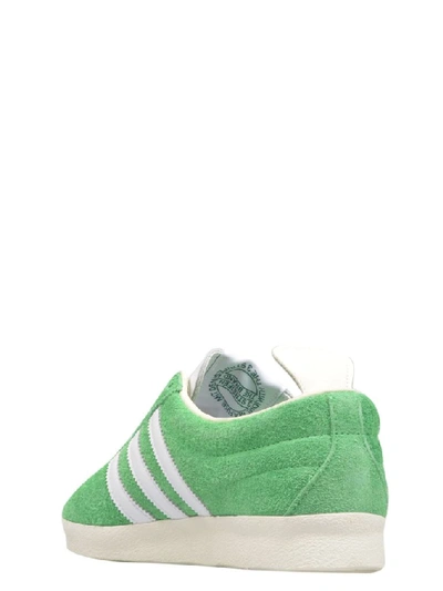 Shop Adidas Originals Adidas Men's Green Suede Sneakers
