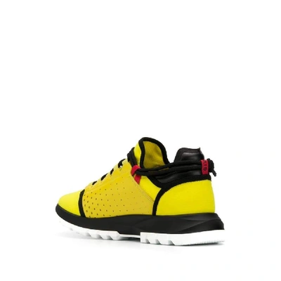 Shop Givenchy Yellow Polyamide Sneakers