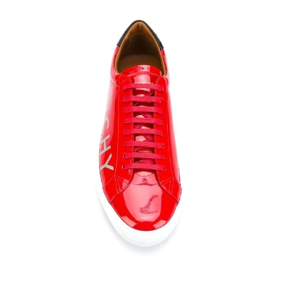 Shop Givenchy Red Sneakers