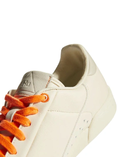 Shop Adidas Originals By Pharrell Williams Adidas By Pharrell Williams Men's Beige Leather Sneakers