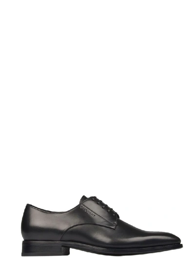 Shop Givenchy Men's Black Leather Lace-up Shoes
