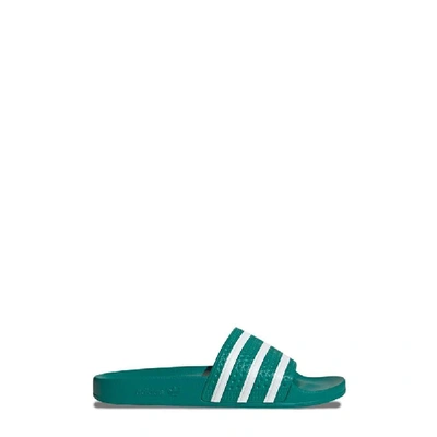 Shop Adidas Originals Adidas Women's Green Rubber Sandals