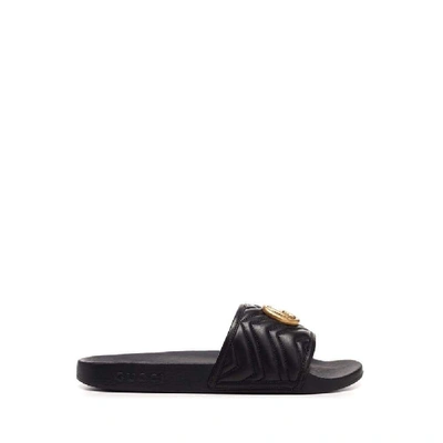 Shop Gucci Black Sandals