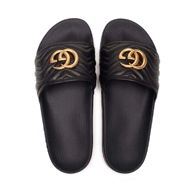 Shop Gucci Black Sandals