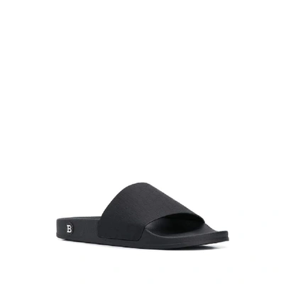Shop Balmain Black Sandals
