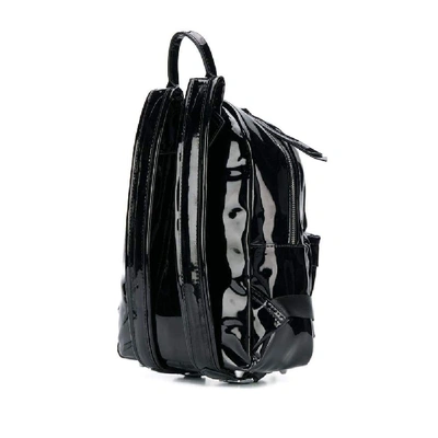 Shop Chiara Ferragni Women's Black Pvc Backpack