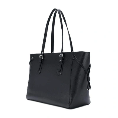 Shop Michael Michael Kors Michael Kors Women's Black Leather Tote