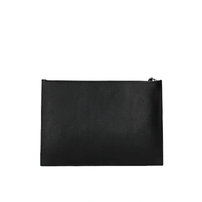 Shop Kenzo Black Leather Pouch