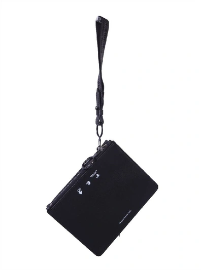 Shop Off-white Women's Black Leather Pouch