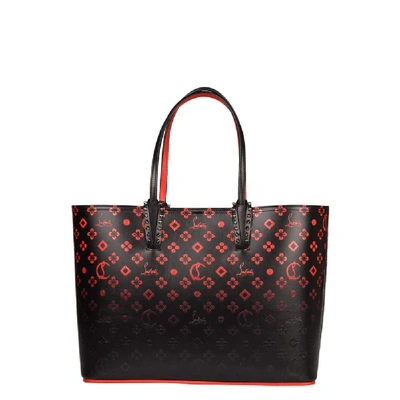 Shop Christian Louboutin Women's Black Leather Tote