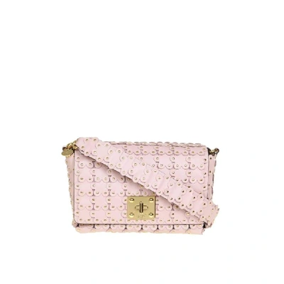 Shop Red Valentino Women's Pink Leather Shoulder Bag