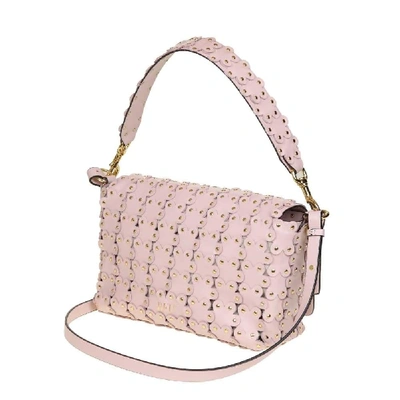 Shop Red Valentino Women's Pink Leather Shoulder Bag