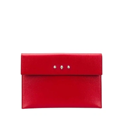 Shop Alexander Mcqueen Red Pouch