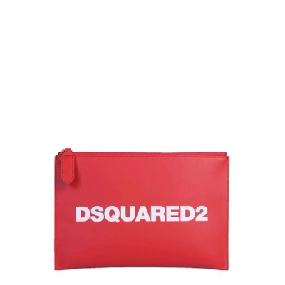 Shop Dsquared2 Red Pouch
