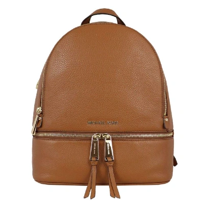 Shop Michael Kors Women's Brown Leather Backpack